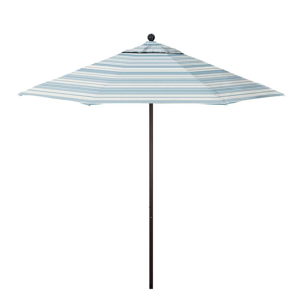 9 ft. Bronze Aluminum Market Patio Umbrella with Fiberglass Ribs and Push-Lift in Wellfleet Sea Pacifica Premium price history on PriceWatchPro