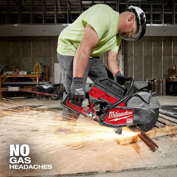 Milwaukee MX FUEL Lithium-Ion Cordless 14 in. Cut Off Saw Kit with M18 FUEL Cordless  SAWZALL Reciprocating Saw Kit MXF314-2XC-2821-22 The Home Depot