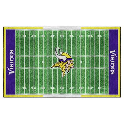 FANMATS NFL - Minnesota Vikings 30 in. x 72 in. Indoor Ticket Runner Rug  23127 - The Home Depot