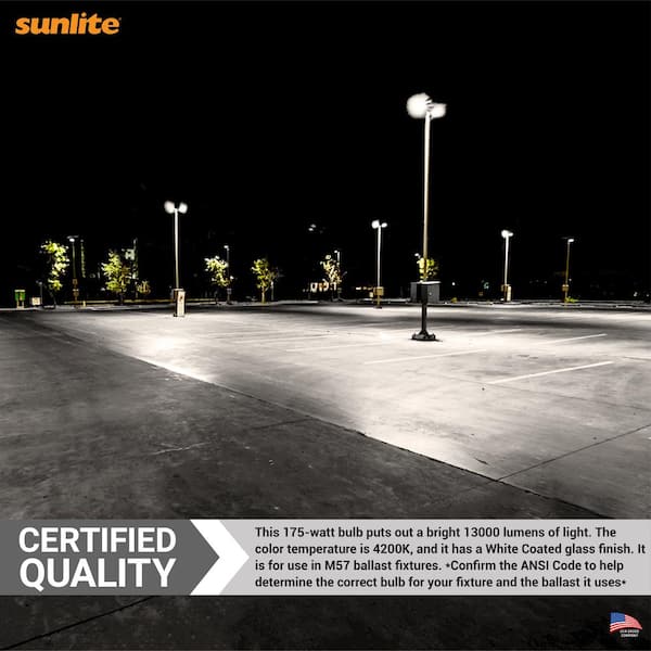 Sunlite 175-Watt ED17 Metal Halide Medium E26 Base 13,000 Sunlite 175-Watt ED17 Metal Halide Medium E26 Base 13,000