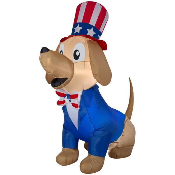 Airblown Inflatable Patriotic Pooch G-48973 - The Home Depot