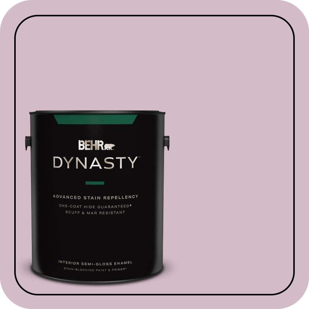 1 gal. #T12-16 Queens Tart Semi-Gloss Enamel Interior Stain-Blocking Paint & Primer price history on PriceWatchPro