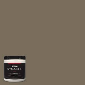 8 oz. #730D-6 Coconut Husk Matte Stain-Blocking Interior/Exterior Paint & Primer Sample