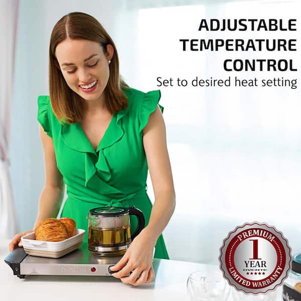 OVENTE Electric Warming Tray w/ Adjustable Temperature Control