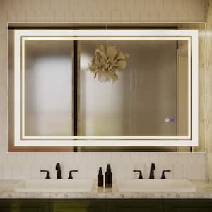 55X36 in. Led Lighted Bathroom/Vanity Mirror Dimmable Electric Vanity Mirror