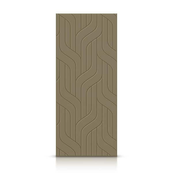 CALHOME 24 in. x 84 in. Hollow Core Olive Green Stained Composite MDF  Interior Door Slab DMD-CNC-204-84X24-SL - The Home Depot