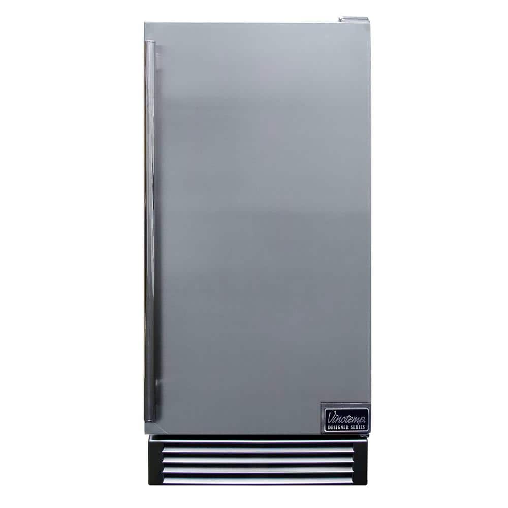 VINOTEMP 3.41 cu. ft. Built-In/Freestanding Outdoor Refrigerator in Stainless Steel, Silver