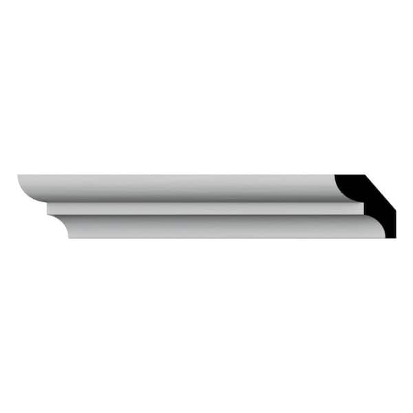 WM75 0.56 in. D x 1.63 in. W x 96 in. L Wood (Fingerjoint Pine) Crown Moulding