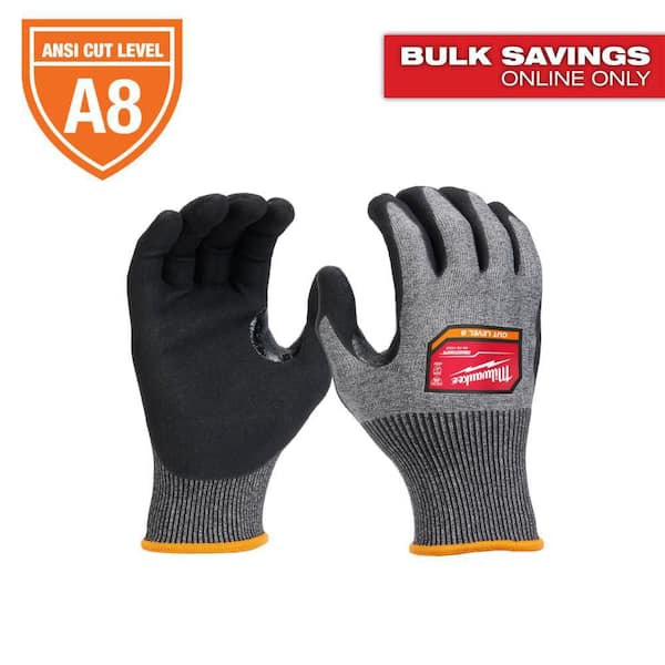 Milwaukee XX-Large High Dexterity Cut 8 Resistant Nitrile Dipped Work Gloves