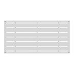 2 ft. x 4 ft. Boardwalk White Polypropylene Decorative Screen Panel