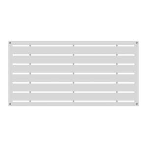 2 ft. x 4 ft. Boardwalk White Polypropylene Decorative Screen Panel