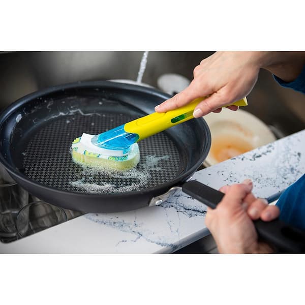 Scrub Daddy Dishwashing Brush (9 in. Handle) All-Purpose Soap