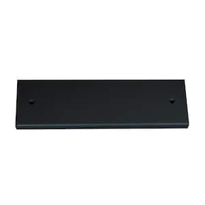 3.5 in. x 12 in. - Black Horizontal Transducer Plate