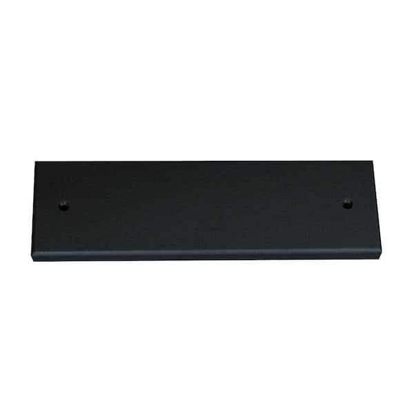 Rig Rite 3.5 in. x 12 in. - Black Horizontal Transducer Plate