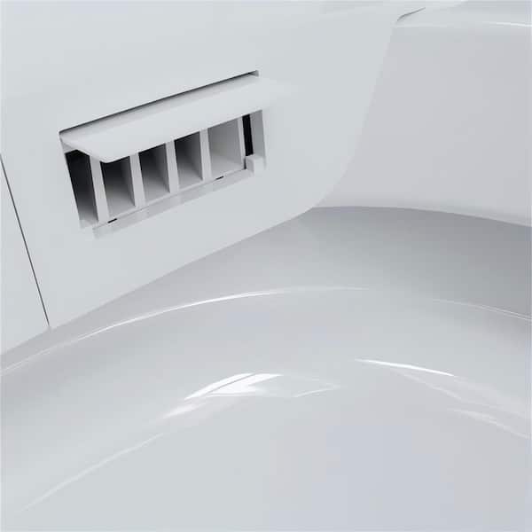 FORCLOVER Elongated Bidet Toilet 1.28 GPF with Heated Seat and LED Display