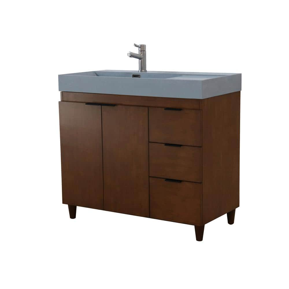 Bellaterra Home 39 In. W X 19 In. D X 36 In. H Single Bath Vanity In ...