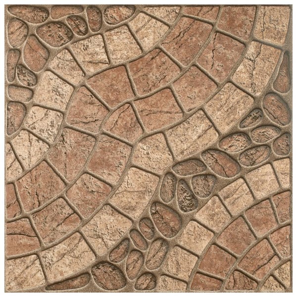 Merola Tile Dakar 9 in. x 9 in. Ceramic Floor and Wall Take Home Tile Sample