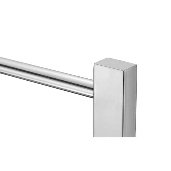 Riposte Series 6-Bar Stainless Steel Floor Mounted Electric Towel Warmer Rack in Brushed Nickel Riposte Series 6-Bar Stainless Steel Floor Mounted Electric Towel Warmer Rack in Brushed Nickel
