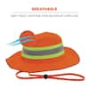 Ergodyne GloWear Small/Medium Hi-Vis Orange Ranger Hat 8935