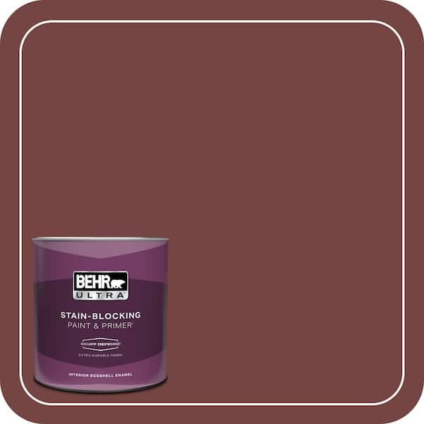 BEHR ULTRA 1 qt. #S130-7 Cherry Cola Extra Durable Eggshell Enamel Interior Paint & Primer