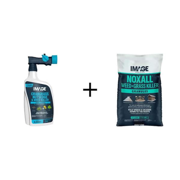 24 oz. Crabgrass, Nutsedge, Weed Killer and 10 lb. Vegetation Killer Granules Combo