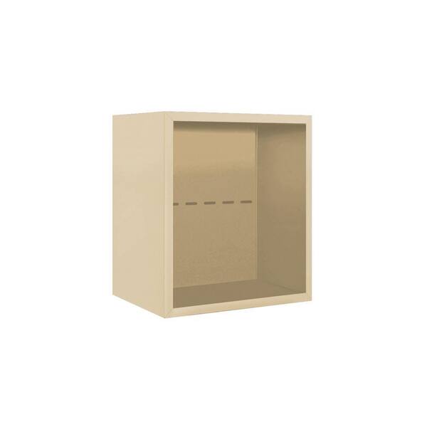 Salsbury Industries 3800 Series Surface Mounted Enclosure for Salsbury 3705 Single Column Unit in Sandstone
