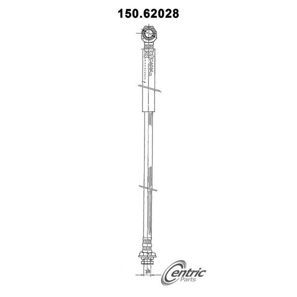 Centric Parts Brake Hydraulic Hose