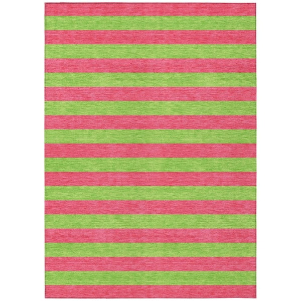 Chantille ACN530 Blush 3 ft. x 5 ft. Machine Washable Indoor/Outdoor Geometric Area Rug