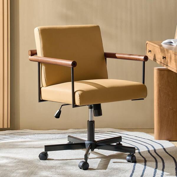 Cml Camel Color Desk Chair Ergonomic Chairs Camel Leather Desk