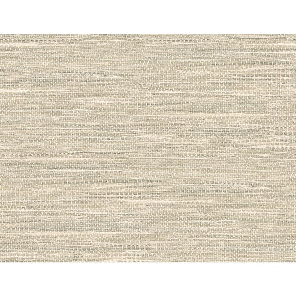 Seabrook Designs Warm Stone Rina Faux Paper Unpasted Wallpaper Roll (60.75 sq. ft.)