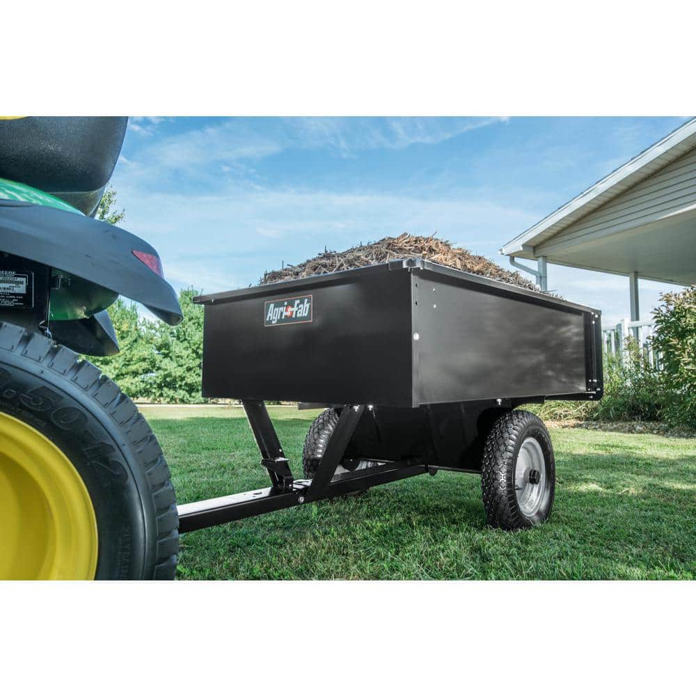 Agri-Fab 750 lb Black Steel Utility Dump Trailer