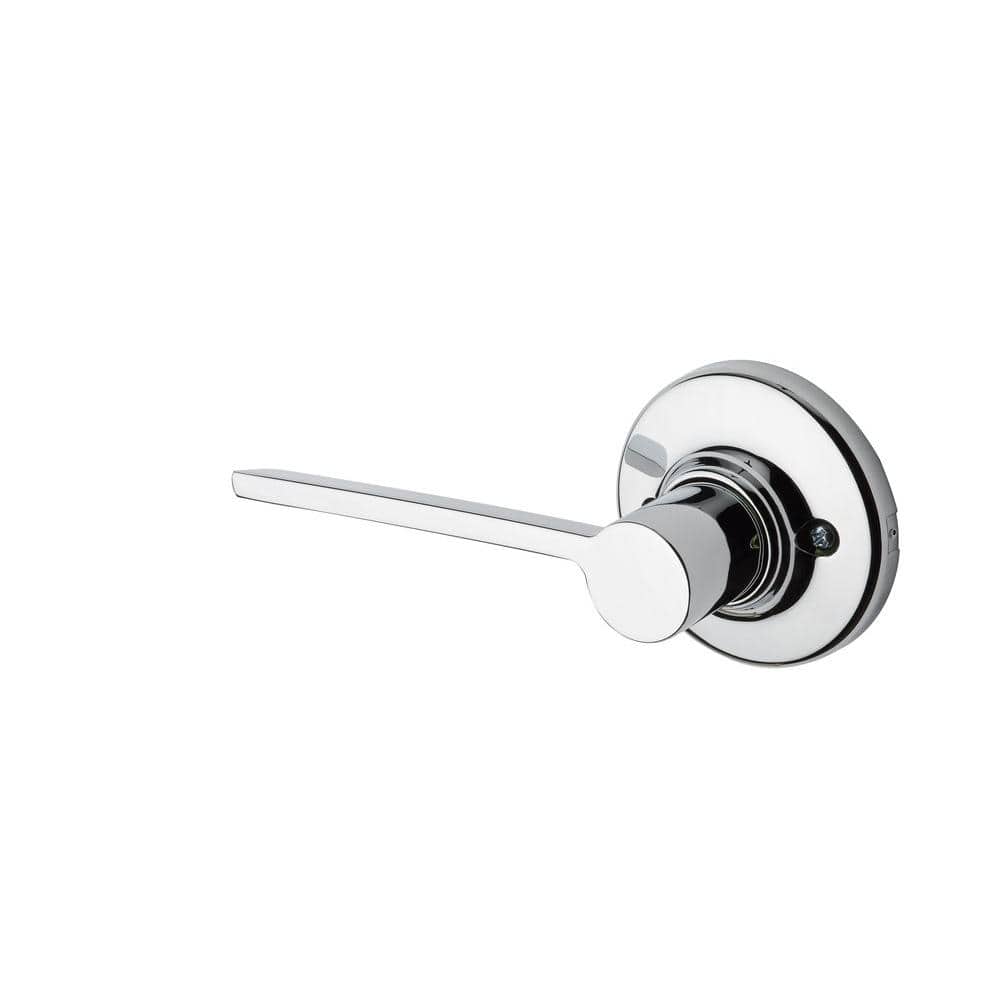 Kwikset Ladera Polished Chrome Left-Handed Dummy Door Handle