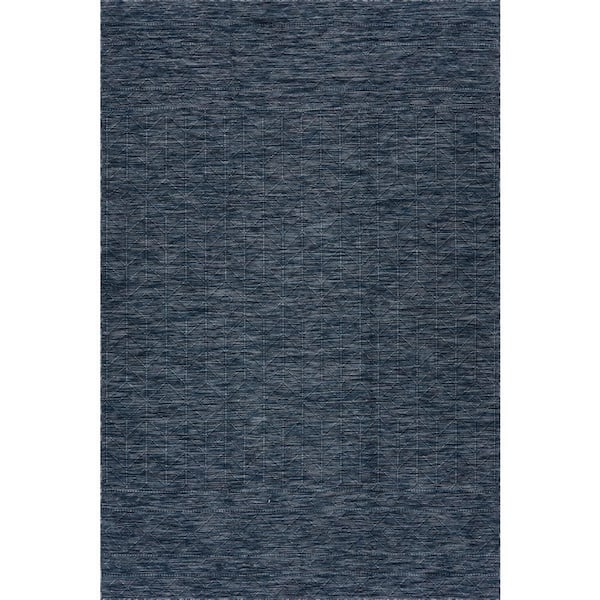 Cirelia Trellis Navy 8 ft. x 10 ft. Outdoor Area Rug
