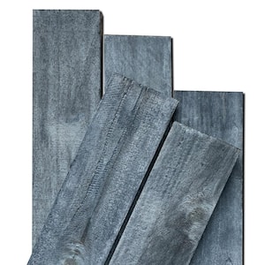 1/2 in. x 4 in. x 4 ft. Nantucket Gray Poplar Weathered Barn Wood Boards (8-Piece)