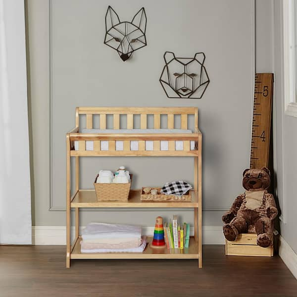 Natural best sale changing table