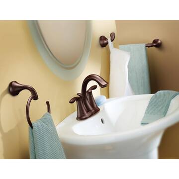 Eva Oil Rubbed Bronze Two-Handle High Arc Bathroom Faucet