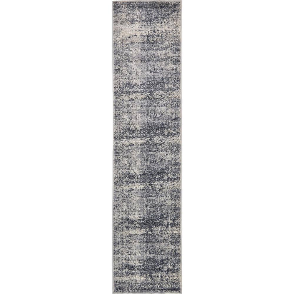Chateau Collection Area Rug - Jefferson (3 ft. 1 in. x 13 ft. 1 in. Runner Blue Gray/Beige) price history on PriceWatchPro