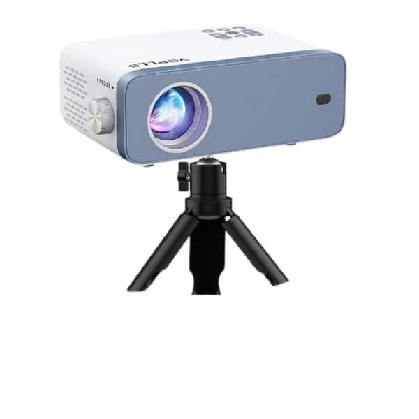 Etokfoks Mini Projector, 1920 x 1080 P Full HD Supported Video Projector, Portable Outdoor Movie Projector with 9500 Lumens