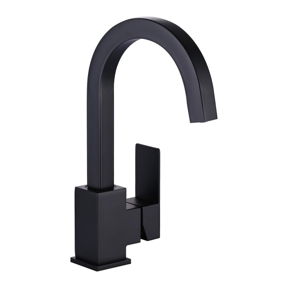 Single Handle Stainless Steel Bar Faucet Deckplate Not Included in Matte Black price history on PriceWatchPro