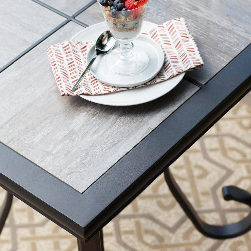 Hampton Bay Crestridge 3Piece Steel Padded Sling Outdoor Patio Balcony