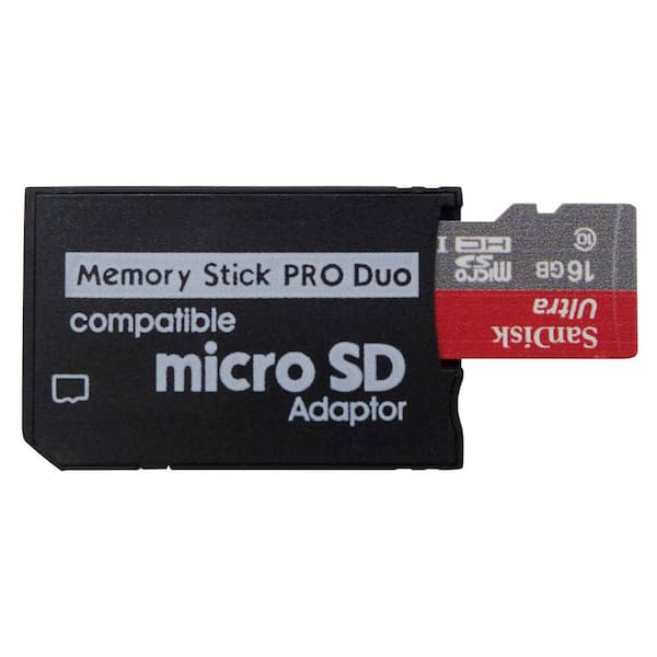 SANOXY MicroSDHC to Memory Stick Pro Duo MICRO SD Adaptor