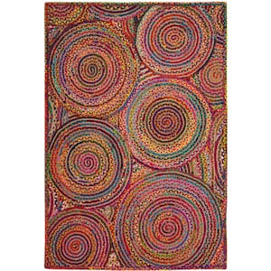 Cape Cod Red/Multi 5 ft. x 8 ft. Area Rug