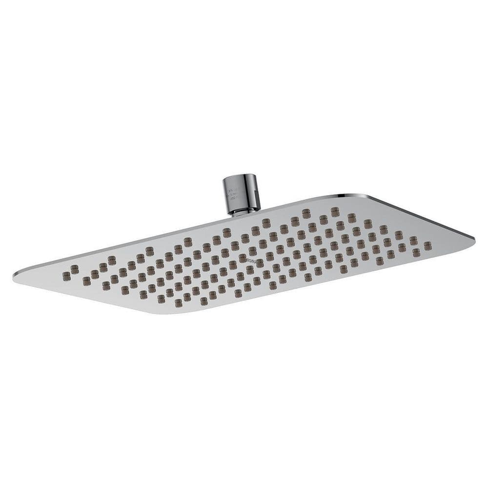 Chrome 10-inch Square Wall Mounted Rain Shower Head