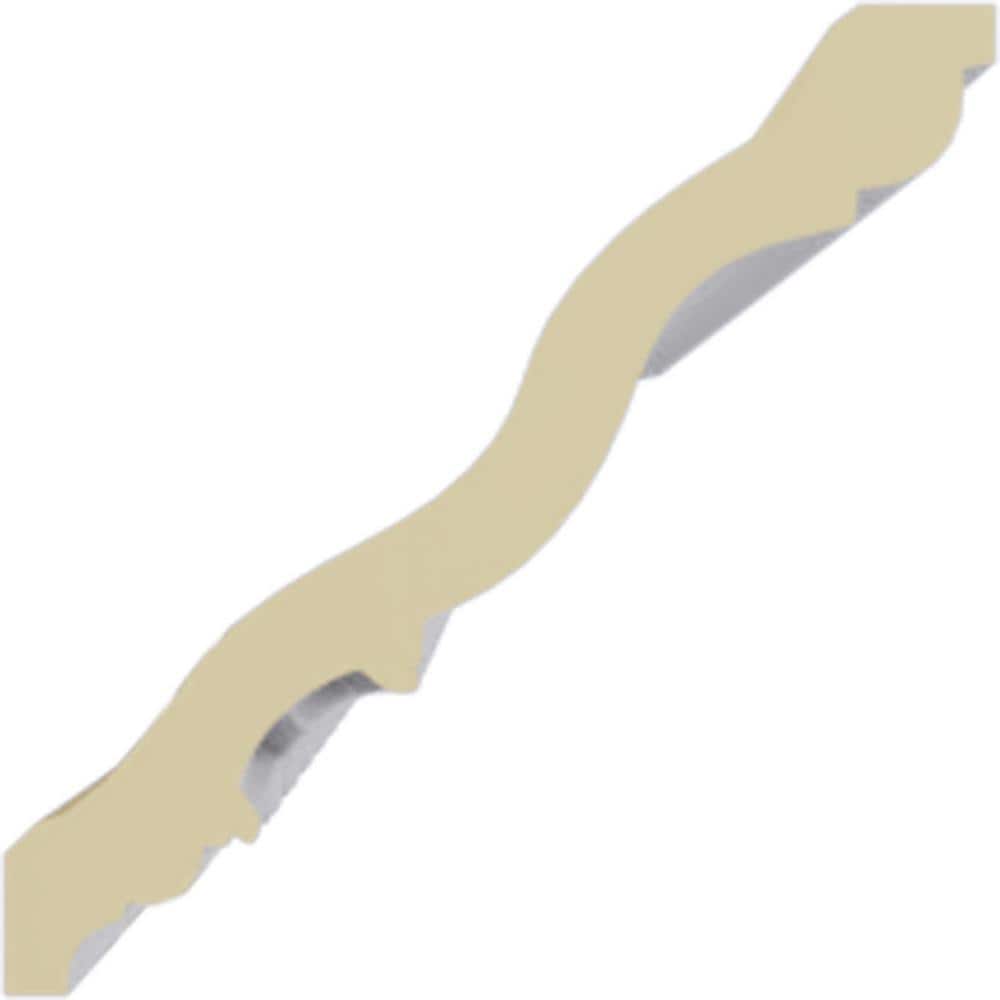 Primed Polyurethane Decorative Crown Moulding 94.5"