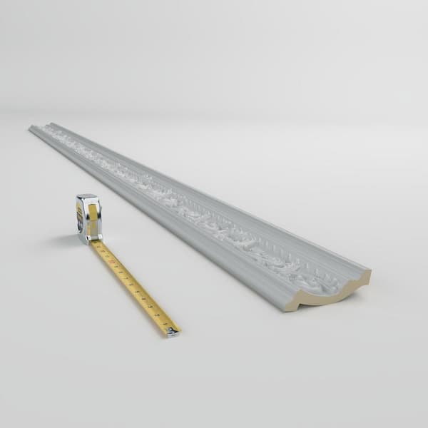Ekena Millwork Bruce 2.125 in. D x 5.125 in. W x 96 in. L Polyurethane Crown Moulding