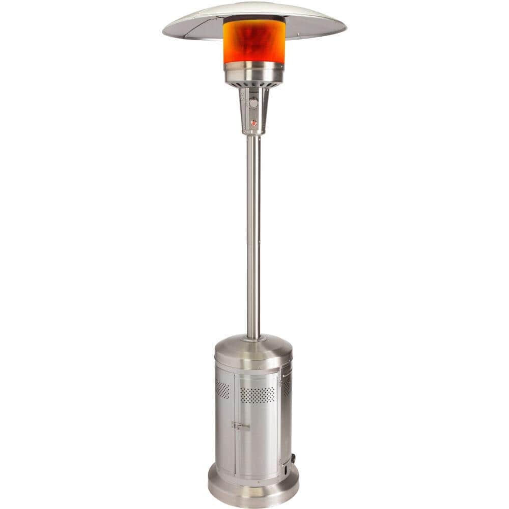 Stainless Steel Propane Patio Heater with Wheeled Base