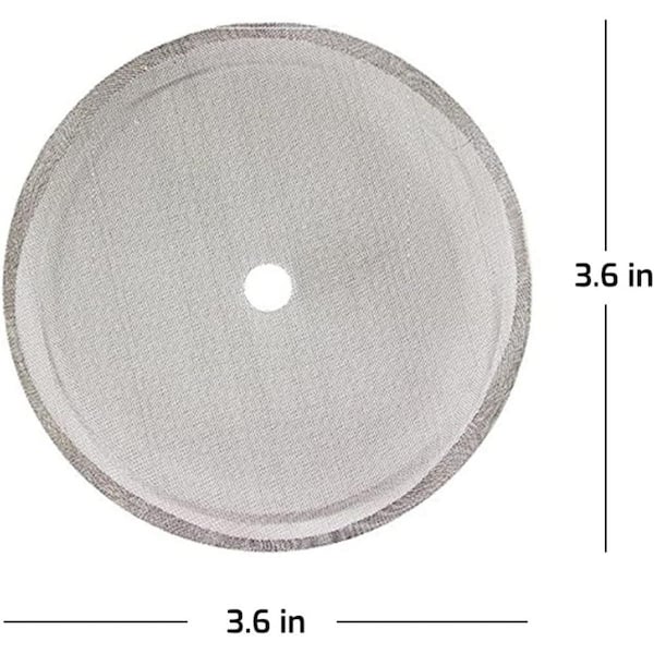 ASTER 6 Pieces French Press Replacement Filter Mesh Screen Coffee French  Press Filters Mesh, 4 Inch Stainless Steel Reusable Universal Mesh Filter  for 8 Cup/ 34 OZ/ 1000 ml Coffee Tea Makers 