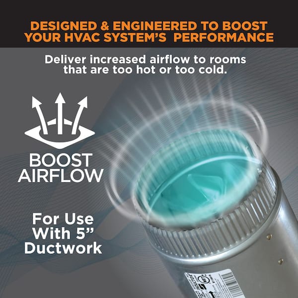 air duct booster fan home depot