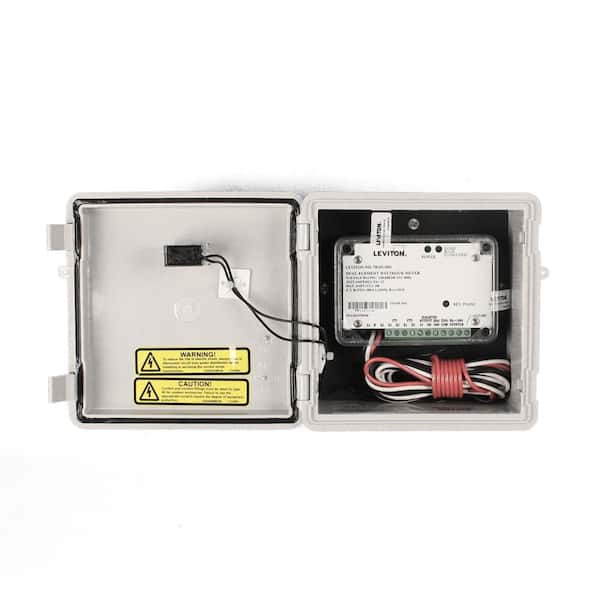 Leviton MO240-1SW 100-Amp Mini Meter Kit with 2 Solid CTs and Outdoor Enclosure 