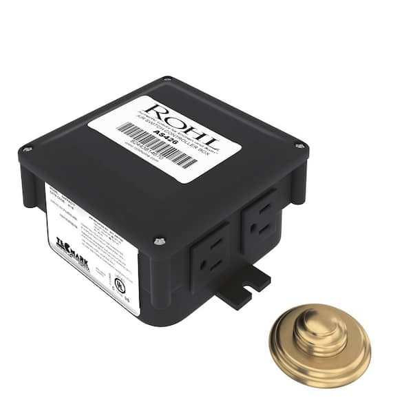 Satin English Gold Disposal Air Switch